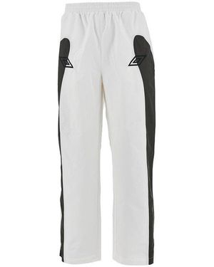 Umbro Technical Ripstop Trousers With Logo Embroidery - Grey