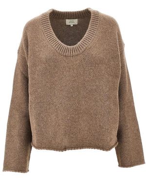 Loulou de Saison 'Derry' Cashmere Sweater - Brown