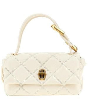 Marc Jacobs Quilted Leather Mini Dual Bag - Natural