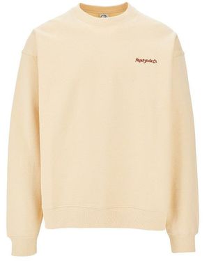 POLAR SKATE 'Dave' Crewneck Sweatshirt - Natural
