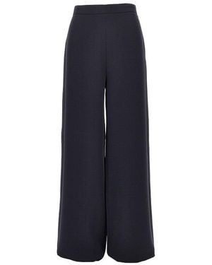 Max Mara Cady Wide-Leg Pants - Blue