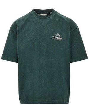 Prohibited 'Pb Leaf' Embroidered T-Shirt - Green