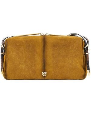 Pinko Borsa A Spalla 'Keeper' Media - Marrone
