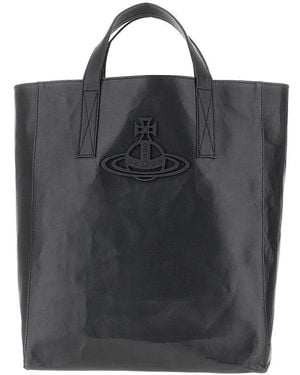 Vivienne Westwood Medium 'Sarah' Tote Bag - Black