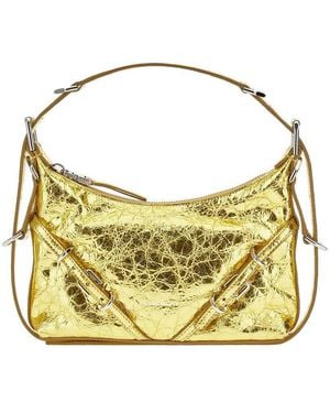 Givenchy Mini 'Voyou' Laminated Leather Bag - Yellow