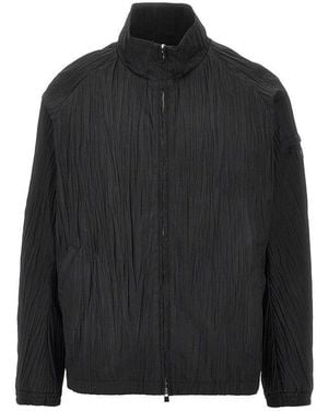 Tatras 'Leros' Pleated Twill Blouson Jacket - Black