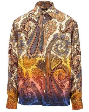Etro Printed Silk Shirt - Multicolour