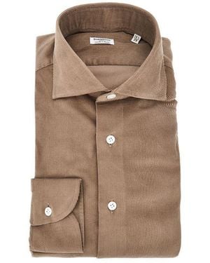 Borriello Needlecord Shirt - Brown