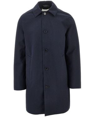 Paltò 'Cantuccio' 2L Drill Coat - Blue