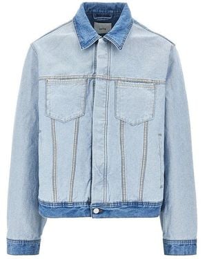 Arte' Inside/Out Denim Jacket - Blue