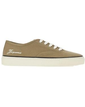 Jacquemus 'Féfé' Cotton Trainers - Natural