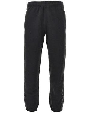 Burberry Sweatpants With Check Piping - Black