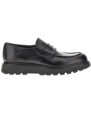 Prada Leather Loafers - Black