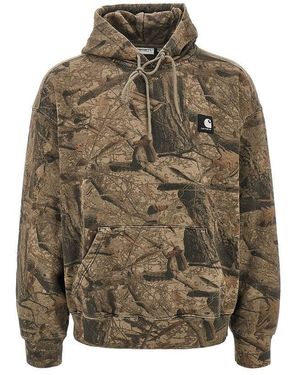 Carhartt Feather Tree Hoodie Khaki - Green
