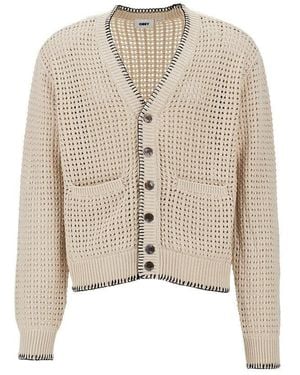 Obey 'Ethan' Cotton Cardigan - Natural