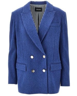 VI TO VI 'Move' Corduroy Jacket - Blue