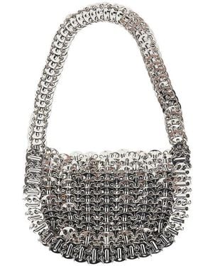 Rabanne Iconic 1969 Moon Bag - Grey