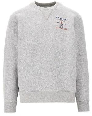 Roy Rogers Crewneck Sweatshirt With Print - Grey