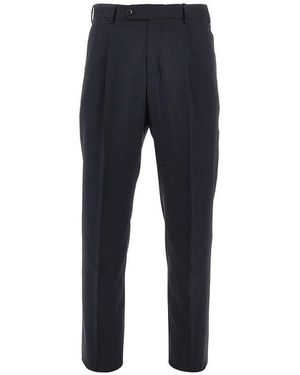 PT Torino Super 130's Wool 'Union Fit' Trousers - Blue
