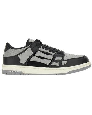 Amiri Leather 'Skel' Trainers - Black