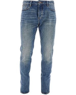 Emporio Armani Slim Fit J75 Jeans - Blue