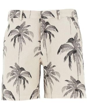 Mauna Kea Palma Print Ripstop Shorts - Natural