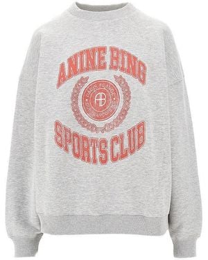 Anine Bing Miles Collegiate Sweatshirt - Grey