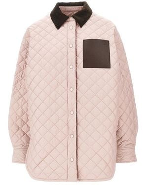 Loewe Light Quilted Jacket - Pink