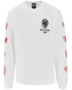 Obey Garden Classic Long-Sleeved T-Shirt - White