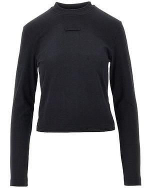 Jacquemus Gros Grain Long-Sleeved T-Shirt - Blue