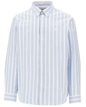 Carhartt 'Deven' Oxford Cotton Shirt - Blue