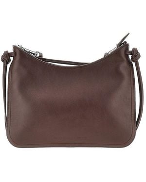 Phoebe Philo Leather Small 'Gig' Shoulder Bag - Brown