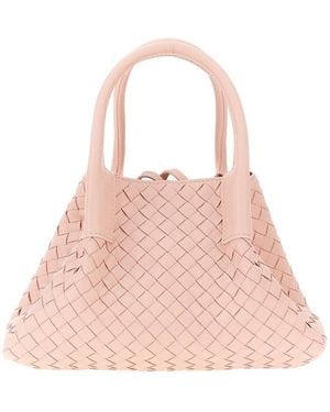 Bottega Veneta Intrecciato Leather Mini Tote Bag - Brown