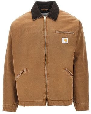 Carhartt 'Og Detroit' Canvas Jacket - Brown