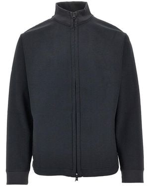 Arte' Polyform Technical Jersey Track Jacket - Blue