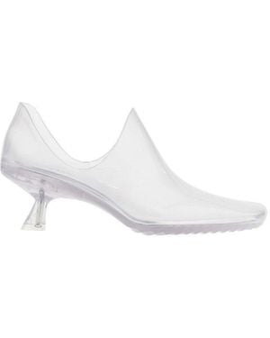Loewe 'Emily Aqua' Pvc Booties With Socks - White