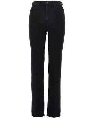 Mother Stretch Denim Pants - Black