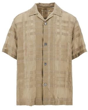 Cmmn Swdn Cotton And Linen 'Ted' Shirt - Natural