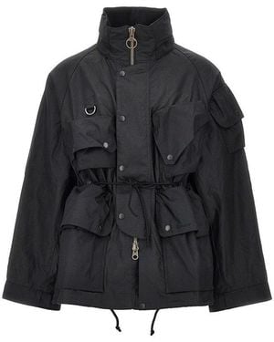 Barbour X Norbit Waxed Ripstop Jacket - Black