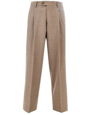 BRERAS Milano 'Orazio' Trousers With Dart - Natural