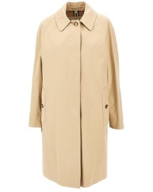 Burberry Medium 'Heritage Camden' Car Coat - Natural