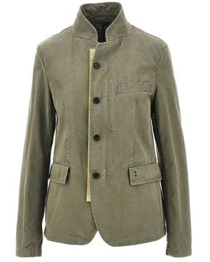 Fendi Stencil 1925 Print Drill Jacket - Green