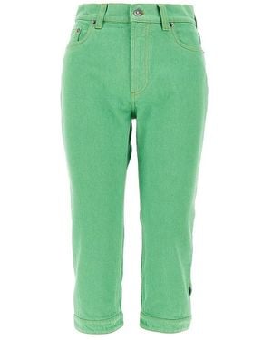 Versace Jeans Capri Con Logo Medusa - Verde
