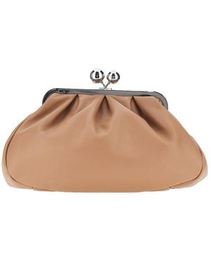 Weekend by Maxmara Leather Medium 'Pasticcino' Bag - Natural