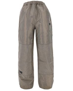 Umbro Check Canvas Track Pants - Gray