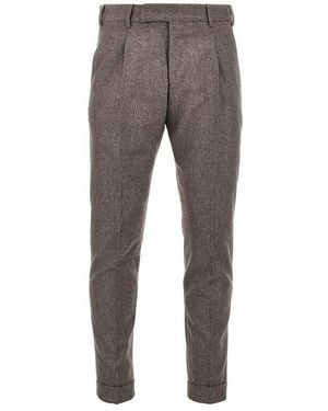 PT Torino Stretch Wool Rebel Fit Pants - Gray