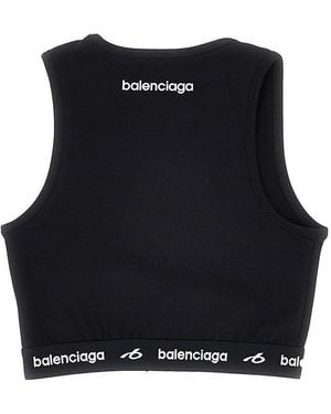 Balenciaga Techwear Sporty Bra - Black