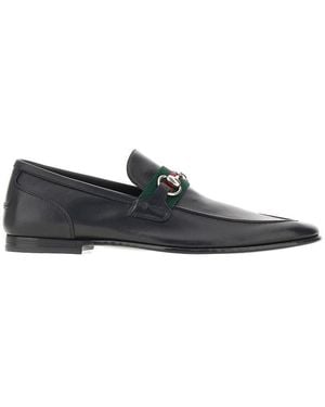 Gucci Leather 'Como' Loafers 7 - Blue
