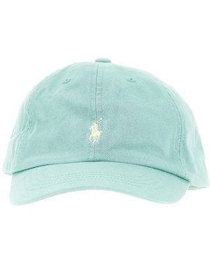 Ralph Lauren Baseball Hat With Logo Embroidery Kids - Green