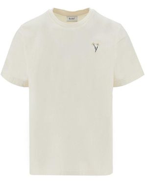 Forét 'Posy' Embroidered T-Shirt - White